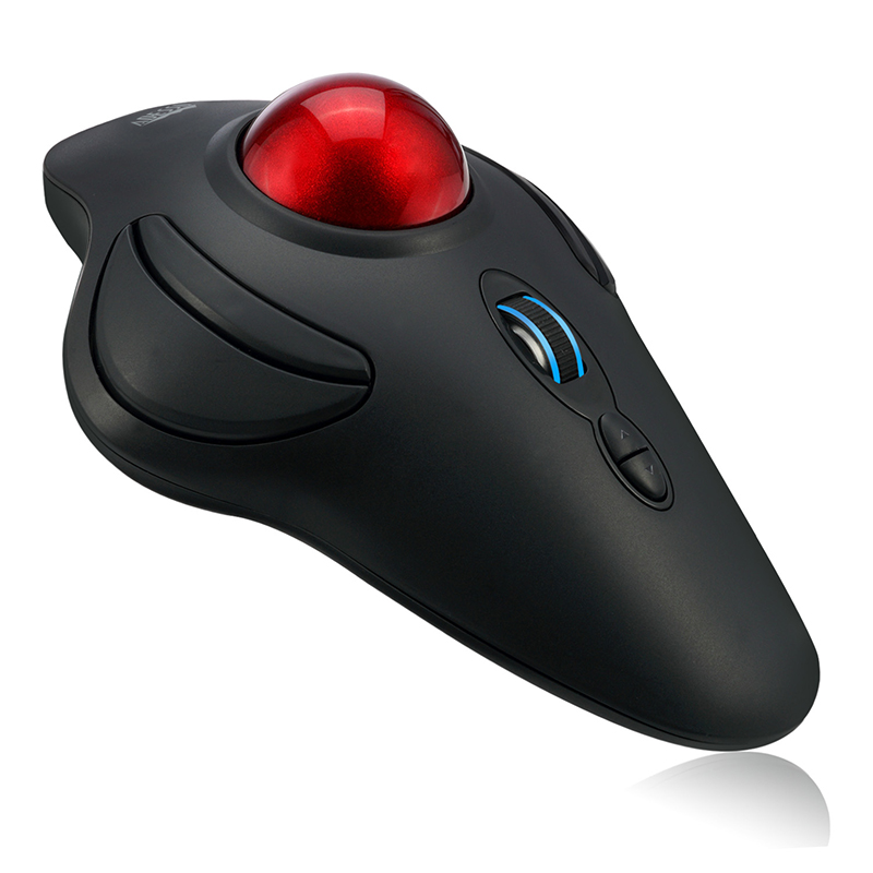 Adesso IMOUSE T40 Mouse - USB - Optical - 7 Button(s) - Black - Wireless 